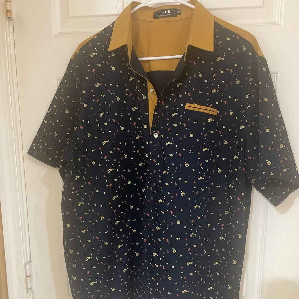 Sale‼️SSLR Collection -Men Short Sleeves Shirt by Men’s/Preowned - Picture 4 of 11
